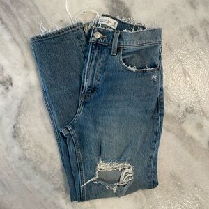 Abercrombie & Fitch high rise mom jean